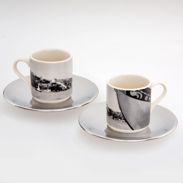 2 Pieces Coffee Set - Othmar Pferschy 